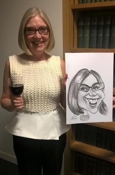 Party Lady with Glass of wine