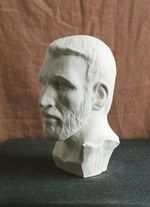 Clay sculpturing Portrait