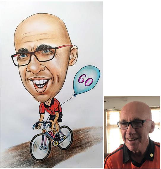 football caricature from photo