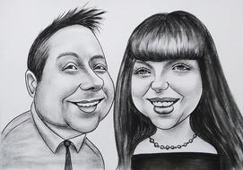 Price sample Couple caricature studio